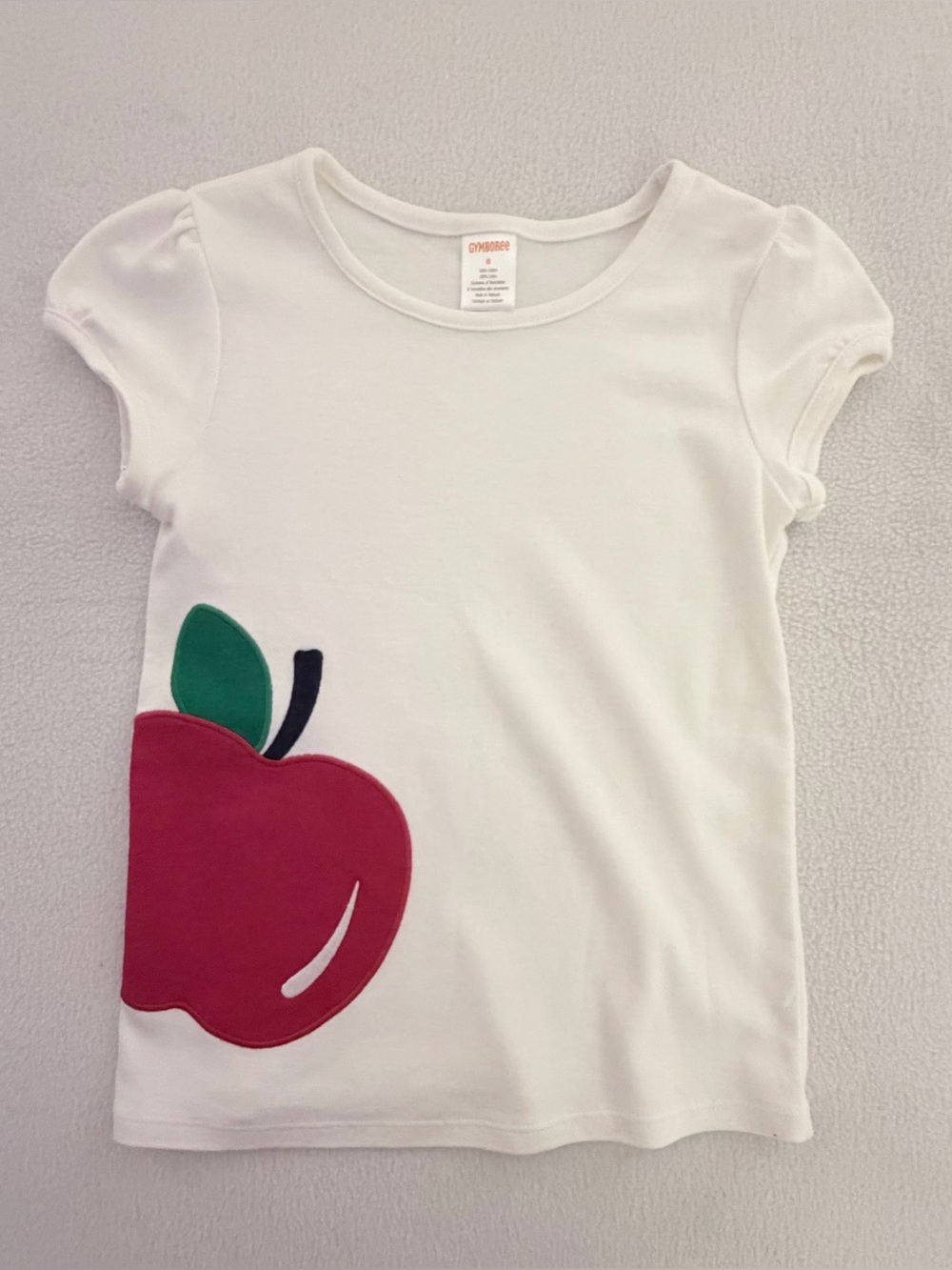 Gymboree Candy Apple Short Sleeve Tshirt